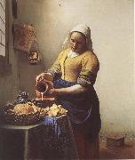 VERMEER VAN DELFT, Jan The Milkmaid oil painting